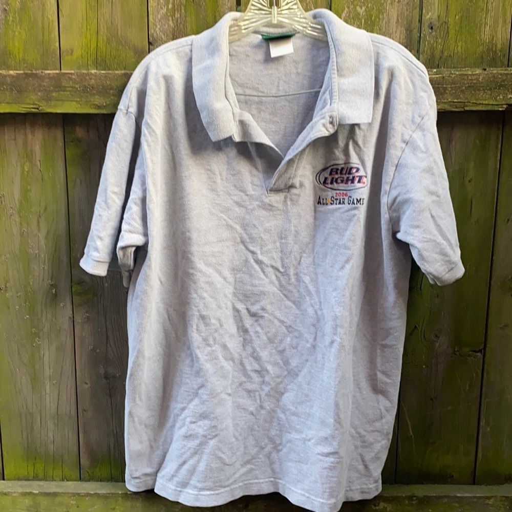 Outer banks bud light polo shirt sz. L